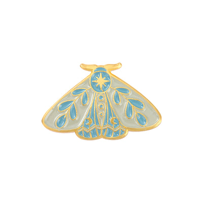Broche Vintage Estrella y Luna en Oro - Joya Animal Esmaltada - Image 8