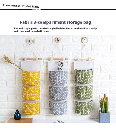 Bolsa Organizadora Colgante de Algodón y Lino Impermeable - Image 18