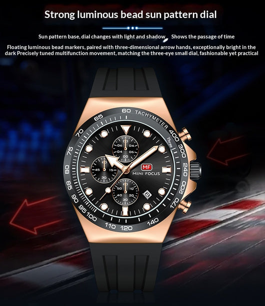 Reloj Deportivo Multifuncional para Hombre - Cuarzo Resistente - Image 12