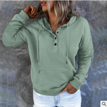 Suéter Hoodie con Ojetes Frontales para Mujer - Image 5