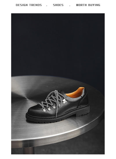Zapatos Casuales Estilo Británico Retro de Trabajo - Image 19