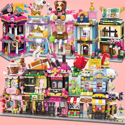 Puzzle 3D Casa de Postres Ciudad Colorida - Modelo Educativo Infantil - Image 38