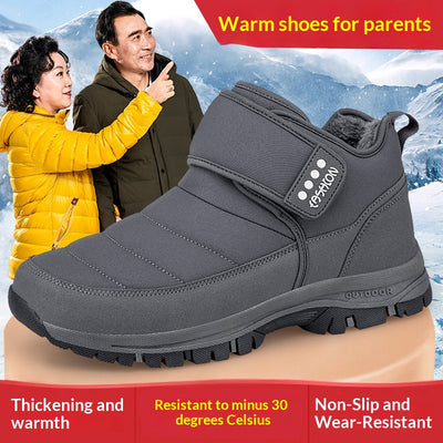 Zapatos Térmicos de Algodón con Forro Polar para Hombre