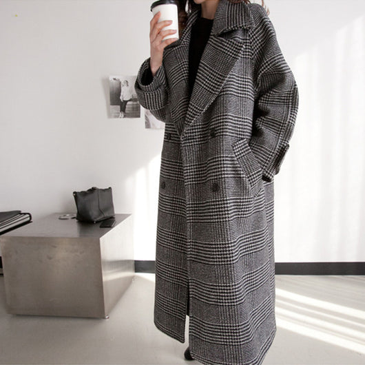 Abrigo de Lana Gruesa para Mujer - Otoño e Invierno - Image 4