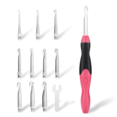 Gancho de Crochet LED Recargable con Agujas Intercambiables - Image 18