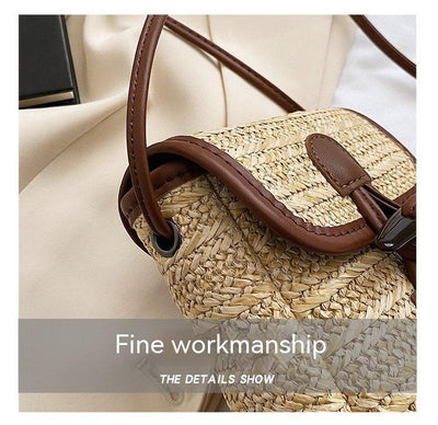 Bolso Crossbody de Paja Casual para Mujer - Image 18