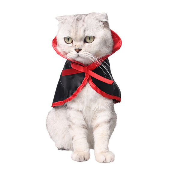 Capa de Santo para Mascotas - Disfraz Halloween Gato y Perro