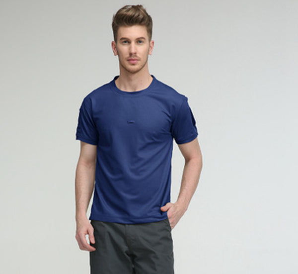 Camiseta Táctica Oversize Elástica de Secado Rápido para Entrenamiento