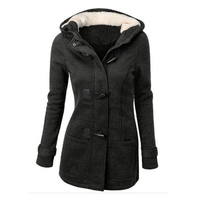 Abrigo Acolchado con Capucha para Mujer - Sudadera Térmica de Algodón - Image 6