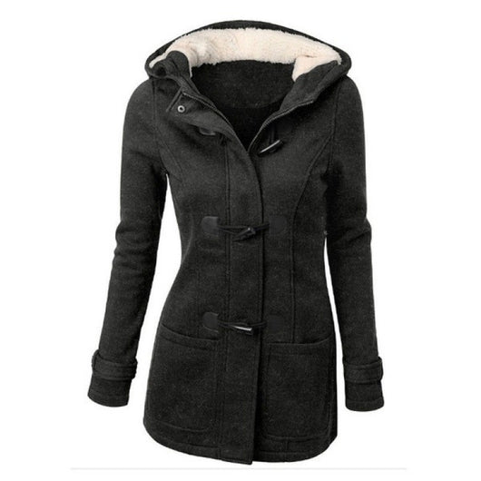 Abrigo Acolchado con Capucha para Mujer - Sudadera Térmica de Algodón - Image 6