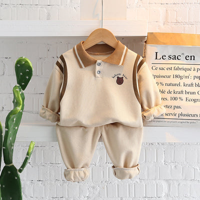 Conjunto Deportivo Infantil de Dos Piezas con Cuello Solapa - Image 16