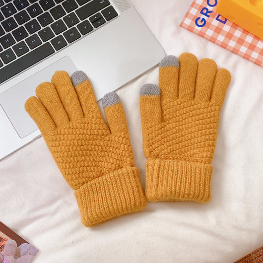 Guantes Escolares Japoneses de Dedo Completo con Diseño de Corazón - Image 15