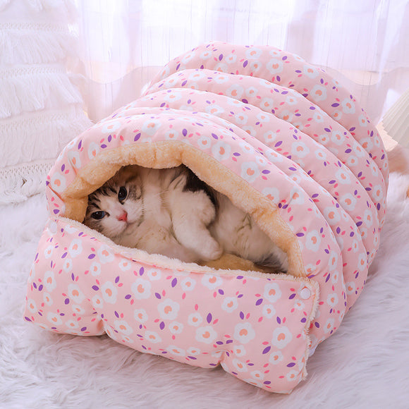 Cama Térmica Desmontable para Gatos - Nido Cerrado Invierno