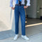 Jeans Slim Fit Estilo Retro Británico para Hombre