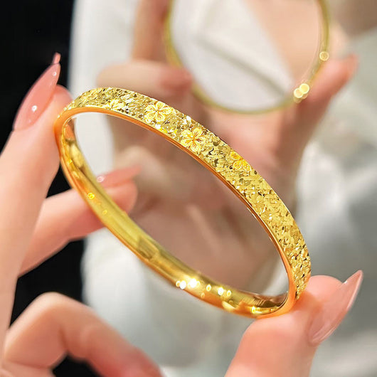 Pulsera Sakura de Hielo Triturado para Mujer - Diseño Premium de Alto Brillo - Image 8