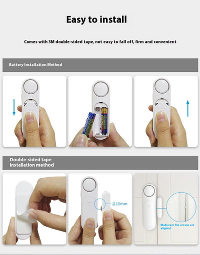Alarma de Seguridad para Puertas y Ventanas con Red Protectora - Image 10