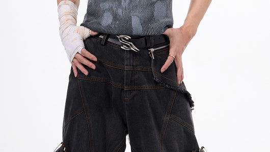 Chaleco de Lana Gris Hombre con Cuello Alto Elástico sin Mangas - Image 9