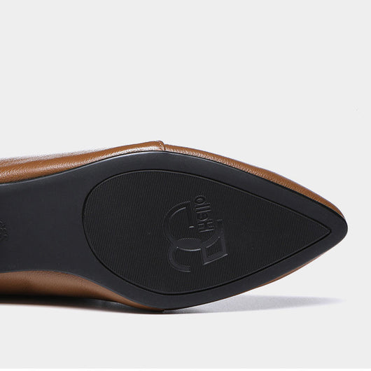 Zapatos de Cuero Suave para Mujer con Bordado Hueco - Image 16