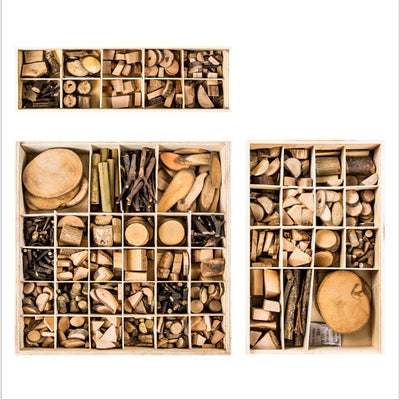 Juguete Educativo de Madera Natural - Bloques de Arte DIY para Niños Creativos - Image 4