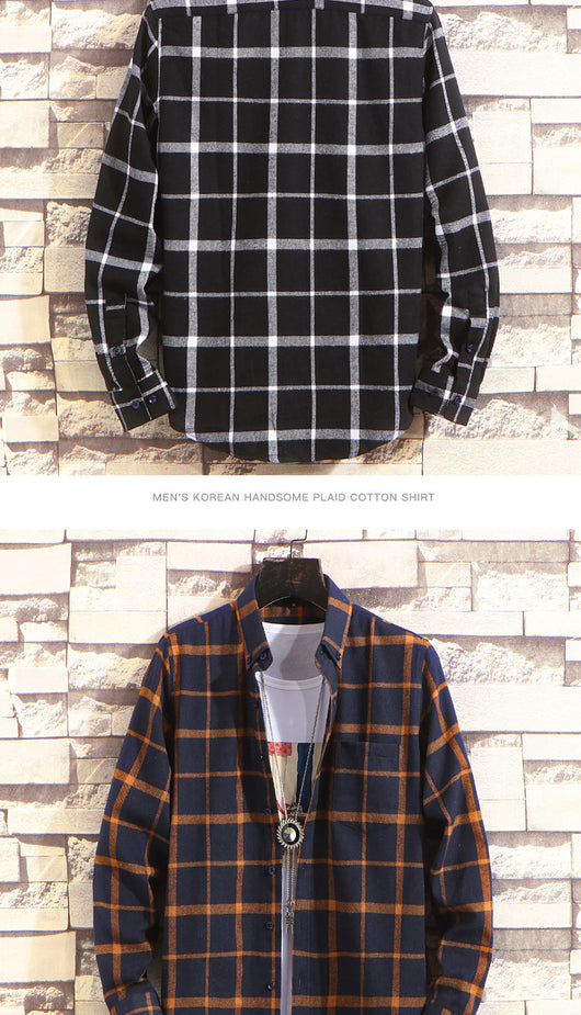 Camisa de Cuadros Casual para Hombre - Manga Larga Otoño Invierno - Image 16