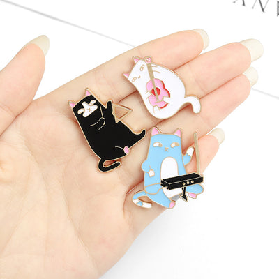 Broche de Gato Tocando Guitarra - Diseño Divertido y Original - Image 10