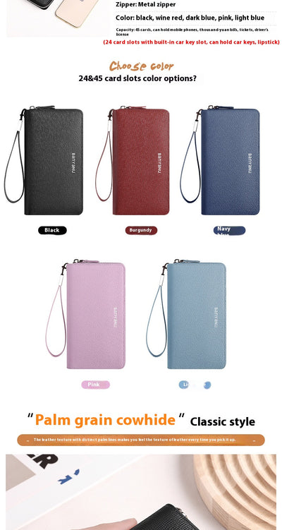 Cartera Minimalista de Cuero para Mujer - Organizador Compacto - Image 27