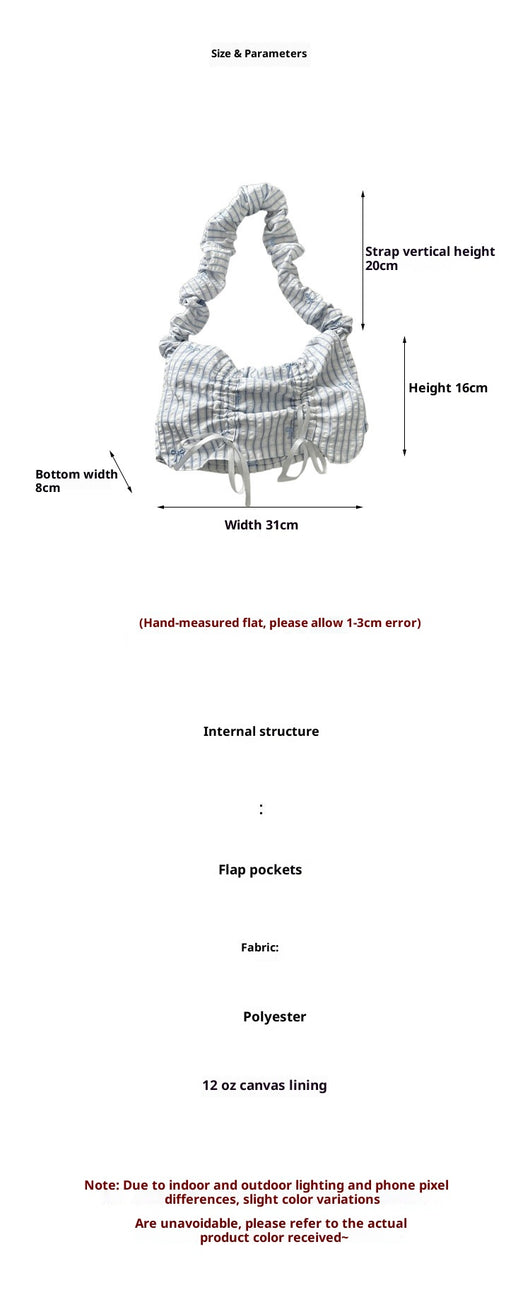 Bolso de Hombro Plisado con Solapa para Mujer - Image 19