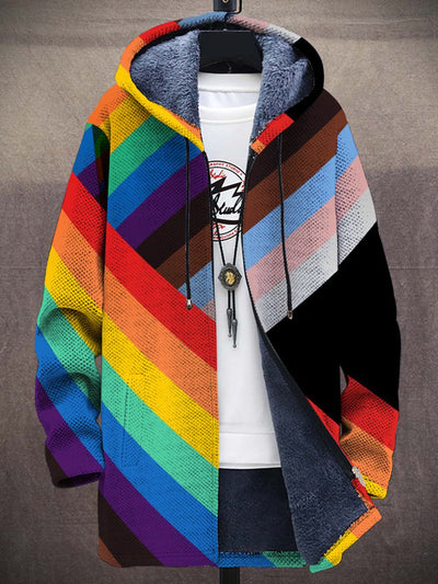 Chaqueta de Cuello Parado con Estampado Digital para Hombre - Image 5