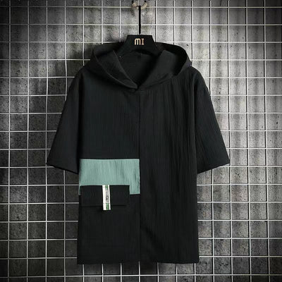 Conjunto Deportivo Hombre: Sudadera con Capucha y Shorts Elásticos - Image 4
