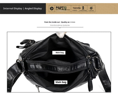 Bolso Bandolera de Cuero Suave para Mujer Madura - Elegancia y Comodidad - Image 17