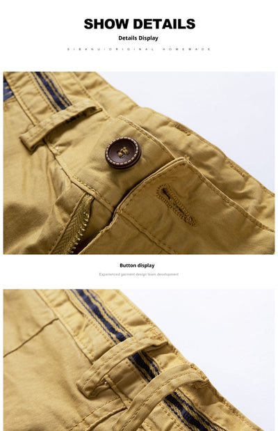 Pantalones Rectos Sueltos de Algodón Puro para Verano - Image 13