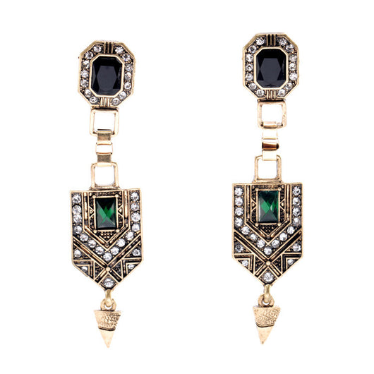 Aretes de Cristal Esmeralda - Diseño Elegante y Sofisticado - Image 7