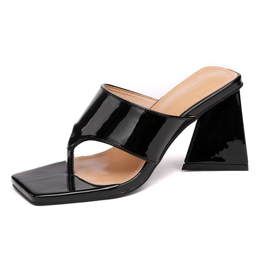 Sandalias de Tacón Cuadrado Alto con Punta Triangular - Image 8