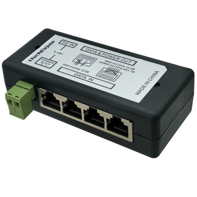 Caja Centralizadora PoE 4 Canales para TV con Inyector DC - Image 4