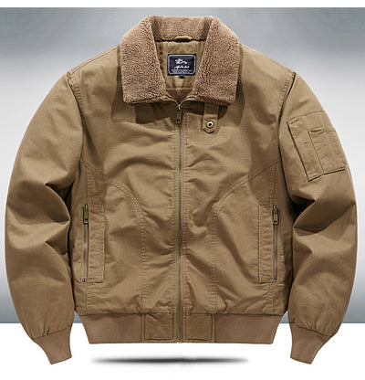 Abrigo Oversize Forrado en Polar para Hombre Talla Grande - Image 12