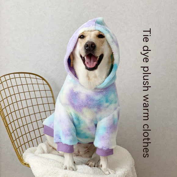 Ropa Térmica para Perros Grandes con Diseño Tie Dye