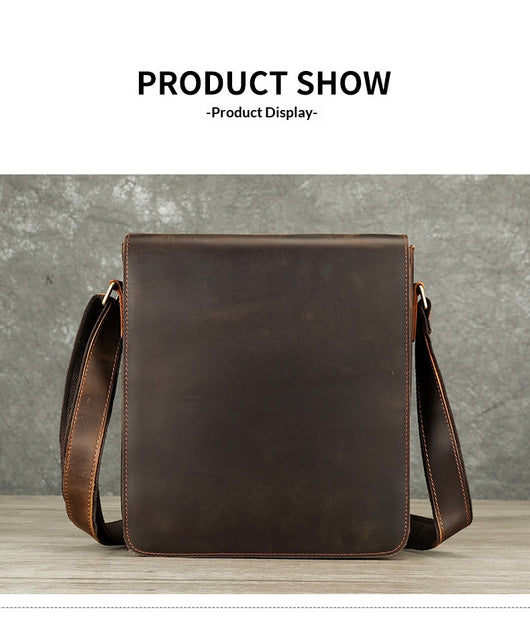Bolsa Crossbody de Cuero Premium para Hombre - Diseño Versátil y Elegante - Image 20