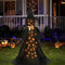 Fantasma LED Luminoso Negro con Moño Decorativo