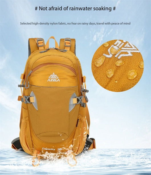 Mochila de Senderismo AZELA Gris - Mochila Multifuncional para Camping y Aventuras - Image 16