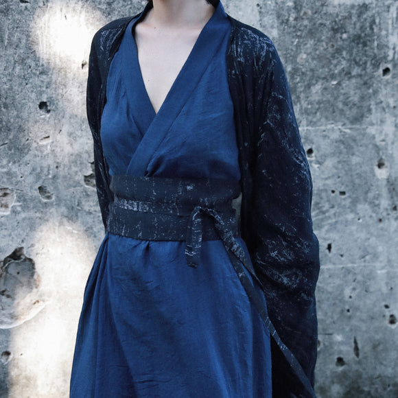 Vestido Cardigan Hanfu Tres Piezas - Elegancia Tradicional Moderna