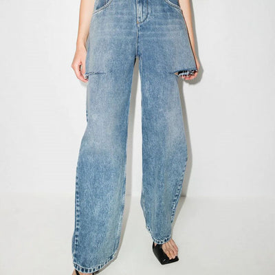 Jeans de Corte Moderno con Lavado Artesanal - Primavera Verano