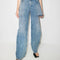 Jeans de Corte Moderno con Lavado Artesanal - Primavera Verano