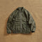 Chaqueta Bomber Retro Clásica con Cuello Tipo Snap - Lavada y Versátil