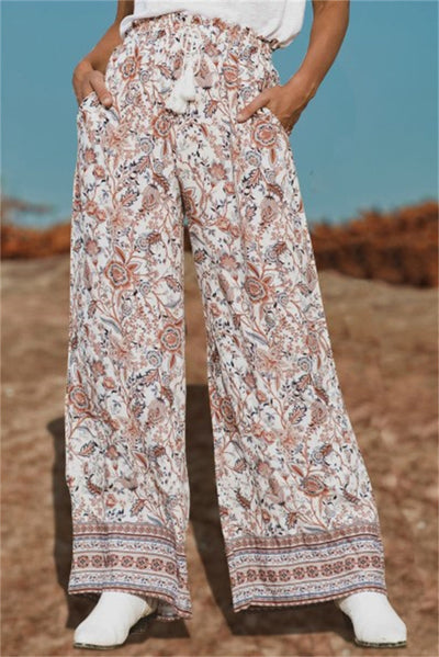 Pantalones Anchos con Estampado - Comodidad y Estilo Versátil - Image 7