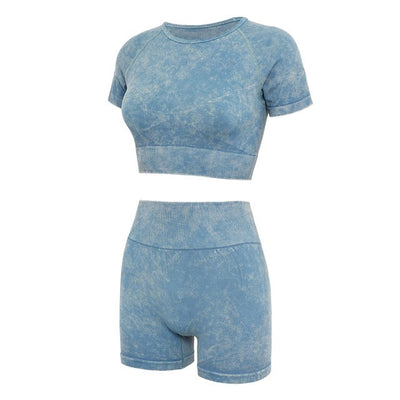 Conjunto Deportivo Yoga Mujer Seamless - Pantalón y Top Fashion - Image 21