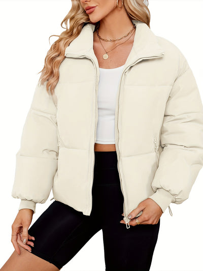 Chaqueta Acolchada Ligera de Plumas para Mujer - Image 12
