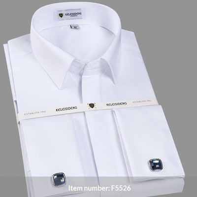 Gemelos Resistentes a Arrugas Estilo Francés para Camisas de Hombre - Image 8