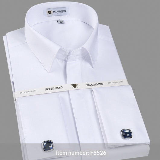 Gemelos Resistentes a Arrugas Estilo Francés para Camisas de Hombre - Image 8