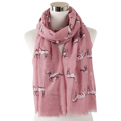 Pañuelo Estampado Caballo Corredor - Diseño Animal Print - Image 4
