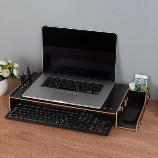 Organizador de Escritorio Madera DIY - Soporte Refrigerador para Monitores